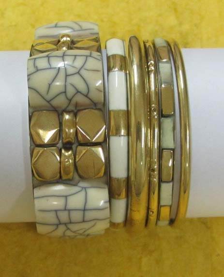Bangle metal resin combo
