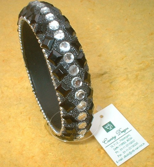 plastic glass beads crystel ring Bangle
