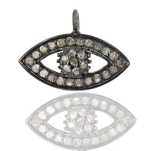 Diamond Eye Charm Pendant