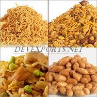 Namkeen - 100% Vegetarian Snack Mix 100% Natural Ingredients Crunchy Texture Assorted Flavors Perfect for Anytime Munching