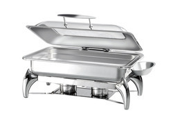Spoon Rest Rectangular Glass Lid Chafer