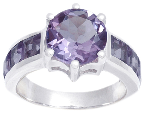 Unisex Silver Jewellery, Latest Jewelry Catalog With Gemstone, Sdesigner Amethyst Ring For Men Gender: Women