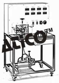 Hydrodynamic Bearing Apparatus - Steel Material, 500n Load Capacity | Asynchronous Motor, Inductive Sensors, 4-digit Displays, Manual Load Adjustment