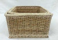 Cane Fruit Basket Set - Color: Golden Yellow