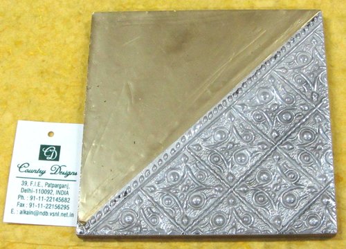 metal resin combo Coaster