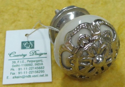 door knob metal cermic