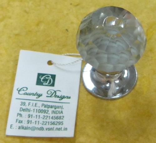 METAL GLASS BEADS COMBO DOOR KNOB