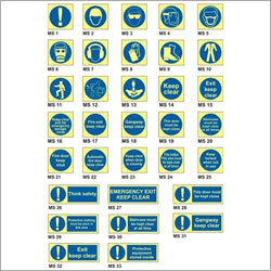 Mandatory Signs