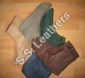Leather Socks - Leather, Variable Size, Brown | Breathable, Comfortable, Durable, Moisture-wicking, Protective For Workwear And Outdoor Activities