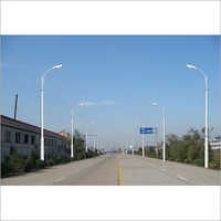 Street Light Poles - Steel, Variable Height, Powder Coated Finish | Corrosion-resistant, Customizable, Durable, Easy Installation, High Visibility