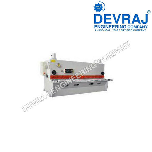 CNC Shearing Machine - Stainless Steel, White Color | Computerized with Human Machine Interface, 1 Year Warranty, Fully Automatic