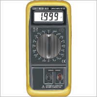 Digital Capacitance Meter - 3-digit Lcd Display (2000 Counts), 151x70x38 Mm, 14 Mm Digit Size, 9v Battery Power | Durable, Easy Operation, Portable, Precise Readings