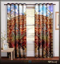 Multi Color Digital Print Monumental Designer Door Curtains