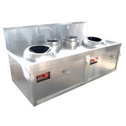 Four Burner Chinese Cooking Range