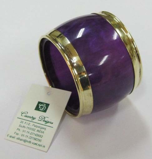 resin brass bordess Napkin Ring