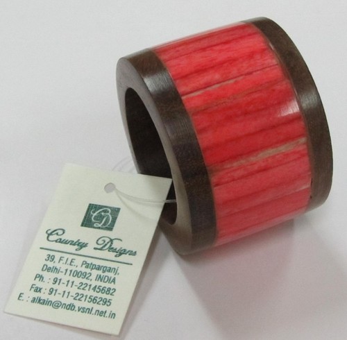 Napkin Ring wood & bone combo