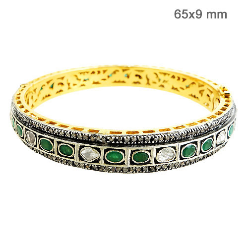 Emerald & Diamond Bracelet