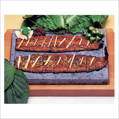 Stone Rectangular Steak Pan - Stone, 200x130x23 to 300x180x23 mm, Gray | Even Heating, Non-Stick, Durable, Heat Retention