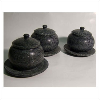Tea Cup - Stone Material, 120x70 mm, Grey | Heat Retention, Elegant Design, Durable, Easy to Clean, With Lid