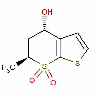 (4S 6S)-5 6-Dihydro-4-hydroxy-6-methylthieno 2 3-b thiopyran-7 7-dioxide