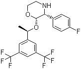 [2R-[2(S*),3]]-2-[1-[3,5-bis(trifluoromethyl)phenyl]ethoxy]-3-(4-fluorophenyl)- Morpholine
