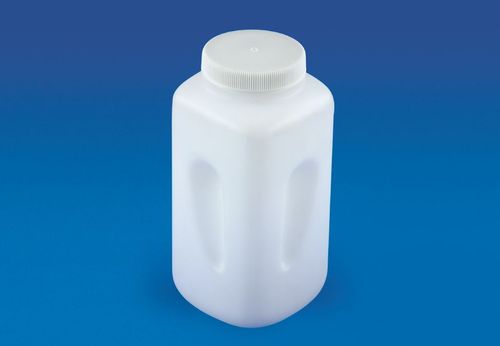WIDE MOUTH SQUARE BOTTLE