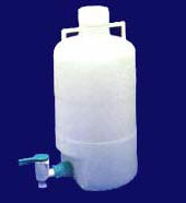 Aspirator Bottles - Borosilicate Glass, 1-20 Ltrs, Clear | Thick Wall, Autoclavable, Vacuum Resistant, Manual Operation