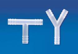 Connectors (T & Y) - Polypropylene, Sizes 6-10 mm, White | High Strength, Easy Connectivity, Long Life, Leakproof Design