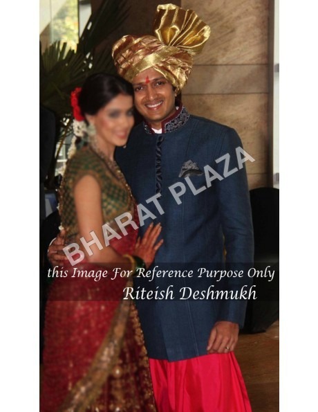 Lustrous Rust Indo Western Sherwani
