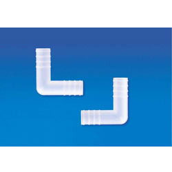 CONNECTORS (L SHAPED) - Polypropylene, 6 mm / 8 mm / 10 mm Sizes, White Color | 36 pcs per Pack for Leakproof Tube Arrangements