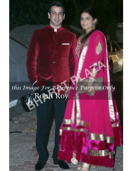 maroon jodhpuri suit