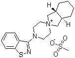 (3aR 7aR)-4-(1 2-Benzisothiazol-3-yl)octahydrospiro 2H-isoindole-2 1-piperazinium methanesulfonate