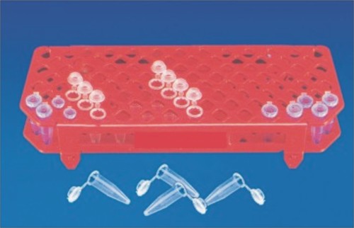 Rack For Micro Centrifuge (Folding) 100 Places For 1.5 Ml - Dimension (L*W*H): 186 X 112 X 33 Mm (Unfolded)