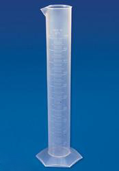 Measuring Cylinder - Hexagonal Design, Durable High-Grade Glass Material, Precise Volume Measurements
