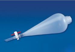 SEPERATORY FUNNEL - Borosilicate Glass, 100ml, Transparent | PTFE Stopcock, Graduated Markings, Autoclavable