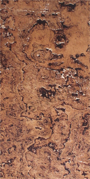 Terra Red - Polymer 12x12 Inch Brown, Textured Finish | Durable, UV Resistant, Easy Cleaning
