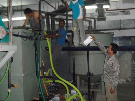 Sewage Treatment Plant Cleaning