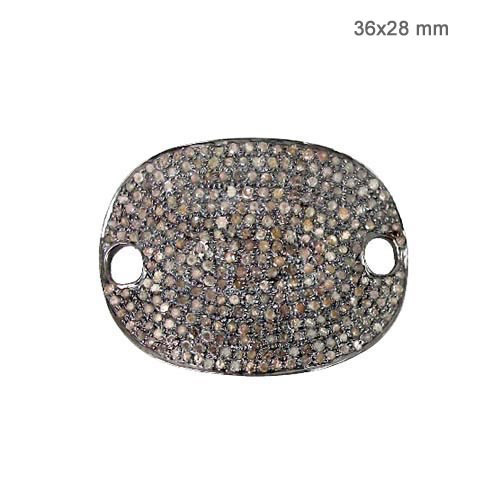 925 Sterling Silver Diamond Connector Finding Jewelry