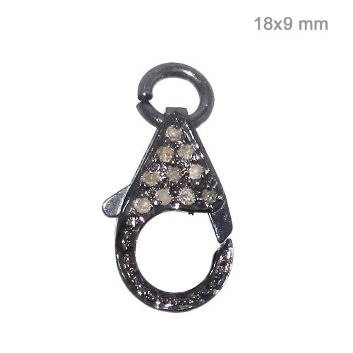 Pave Diamond Clasp Lock Finding