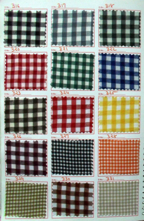 Plaid School Uniform Fabric