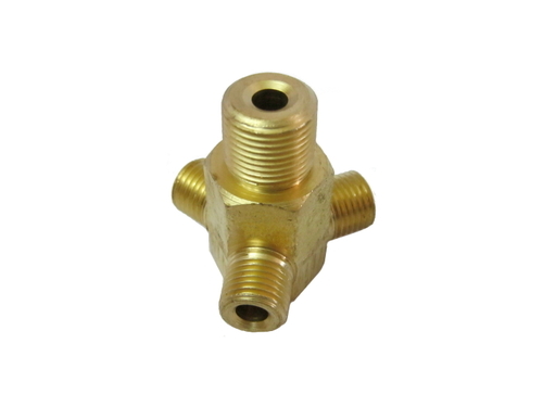 Brass Three Way Nipple
