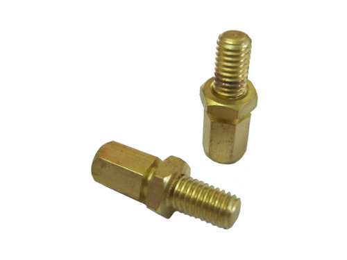 Brass Hex Stud