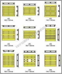 Wooden Cp Pallets - Color: Brown