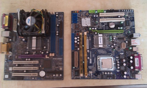 Computer scrap parts