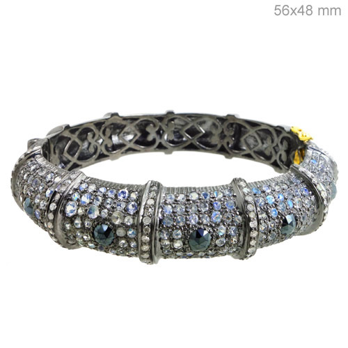 Pave Diamond Vintage Bracelet Bangle