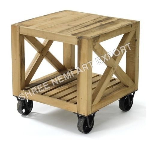 Wood Industrial Wooden Stool