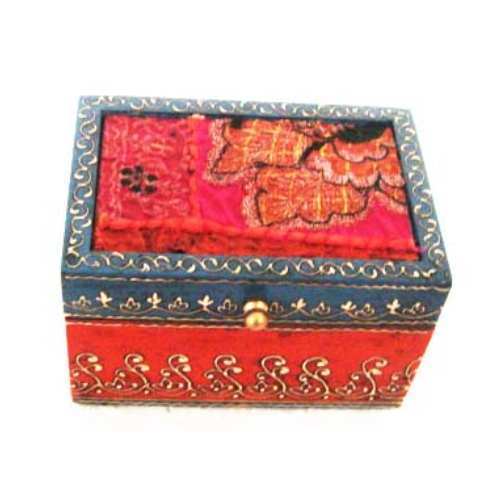 Red And Blue Wooden Boxes Set