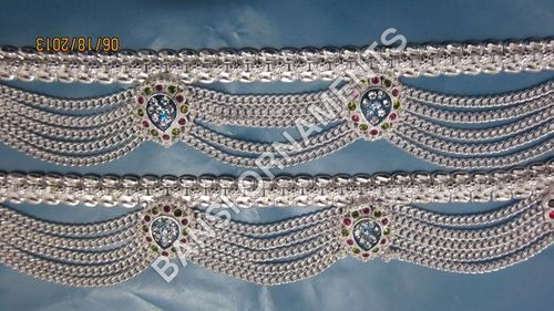 Silver Anklets for Bride