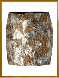 Ladies Embellished Mini Skirt
