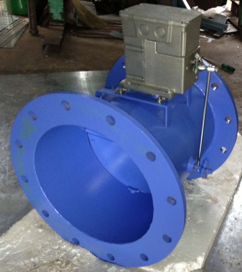 Cast Iron And Alumanium Air Damper With Modulating Actuator